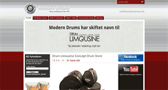 Desktop Screenshot of moderndrums.dk